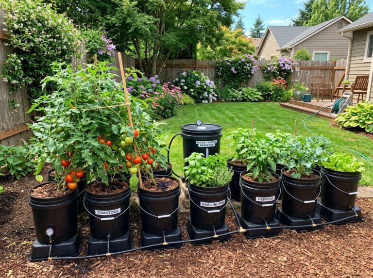 5 gallon self watering bucket