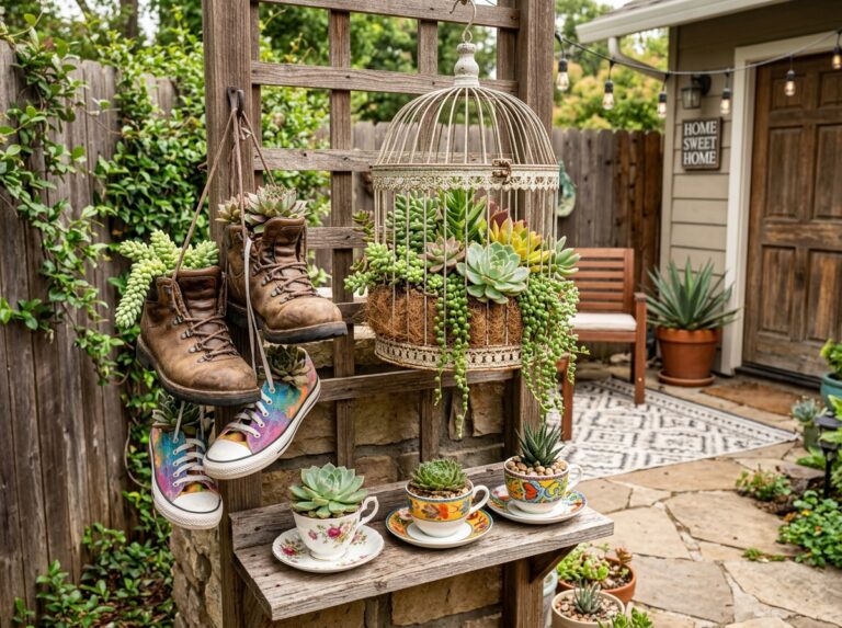 unique succulent planter ideas