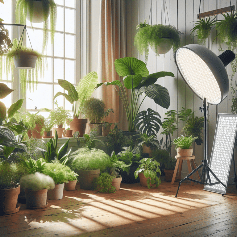Light Adjustment for Indoor Plants