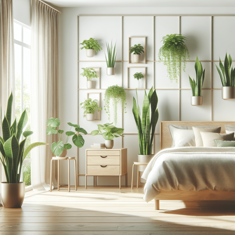 Cleaner Bedroom Air with Plants