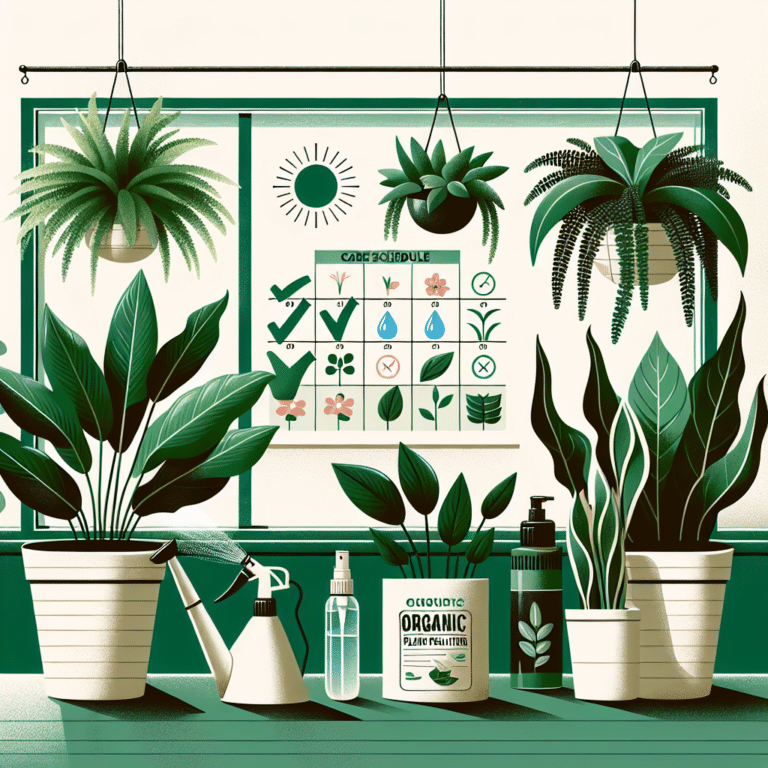 Indoor Plant Care Schedule