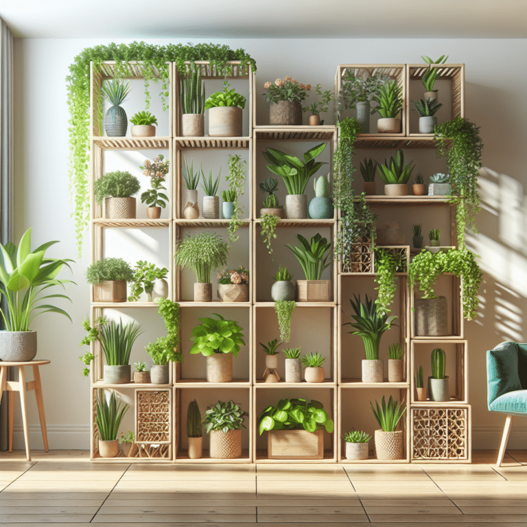 DIY Plant Shelves for Small Spaces