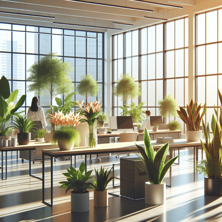 Indoor Plants for a Cleaner and Fresher Office Air