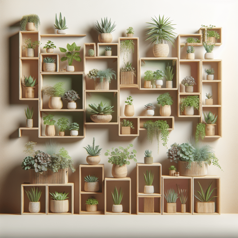 DIY Plant Shelves for Small Spaces