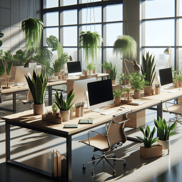 Improving Office Air with Plants