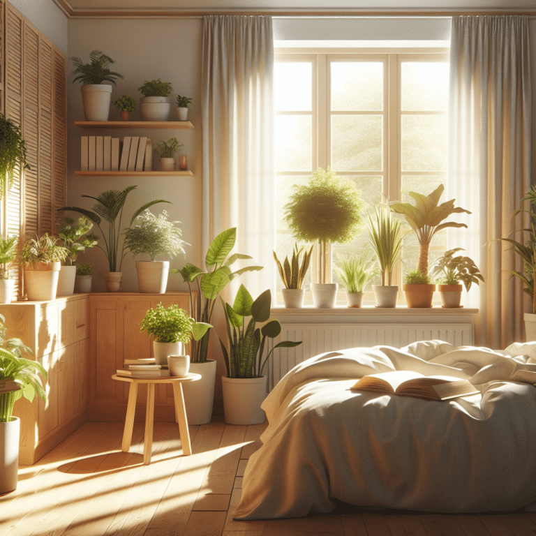 Cleaner Bedroom Air with Plants