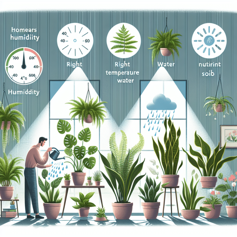 Optimal Growth Conditions for Indoor Plants".