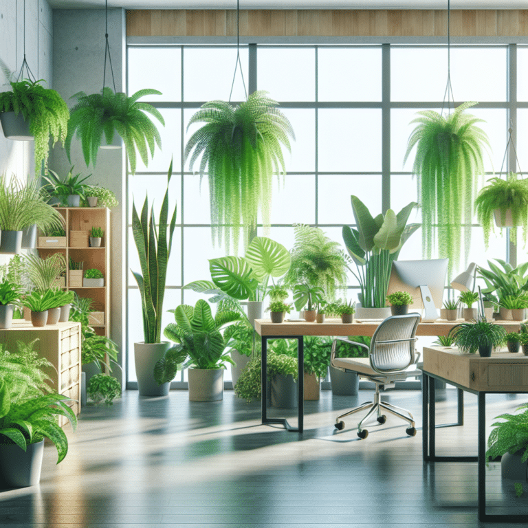 Breathe Easier with Office Air-Purifying Plants